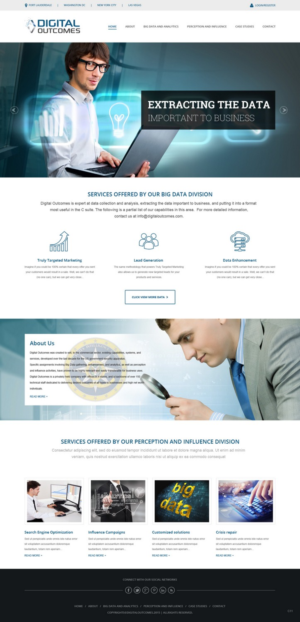 Web Design by pb for Digital Outcomes  | Design: #7596071