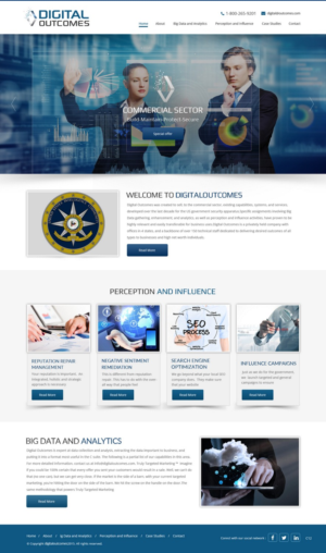 Web Design by pb for Digital Outcomes  | Design: #7596073
