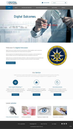 Web Design by pb for Digital Outcomes  | Design: #7596074