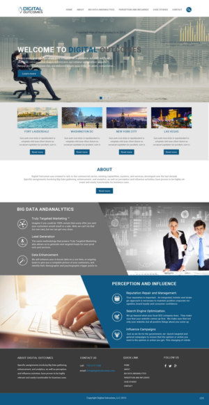 Web Design by pb for Digital Outcomes  | Design: #7596075
