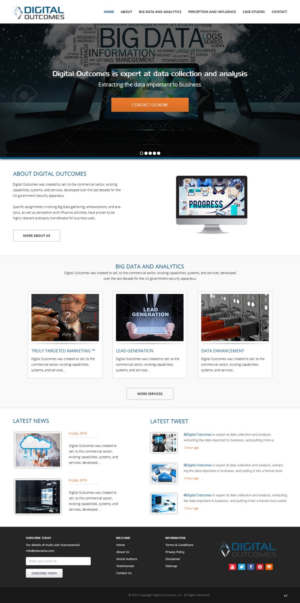 Web Design by pb for Digital Outcomes  | Design: #7596077