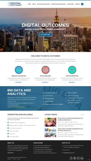 Web Design by pb for Digital Outcomes  | Design: #7596078