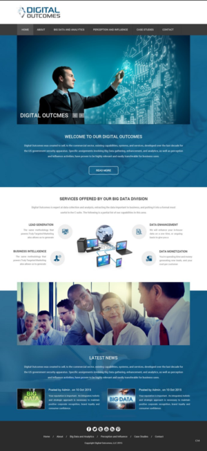 Web Design by pb for Digital Outcomes  | Design: #7600998