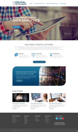 Web Design by pb for Digital Outcomes  | Design: #7600999