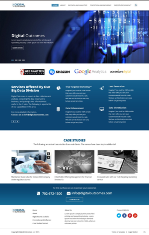 Web Design by pb for Digital Outcomes  | Design: #7606334