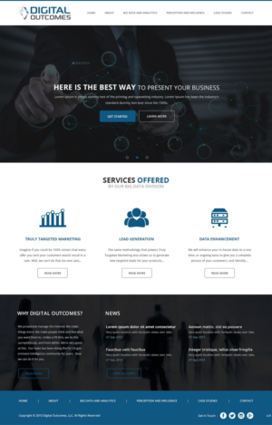 Web Design by pb for Digital Outcomes  | Design: #7606336