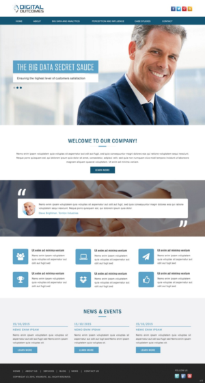 Web Design by pb for Digital Outcomes  | Design: #7606341