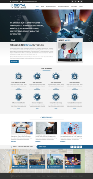 Web Design by Sbss for Digital Outcomes  | Design: #7782706