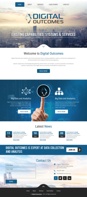 Web Design by rightway for Digital Outcomes  | Design: #7598833