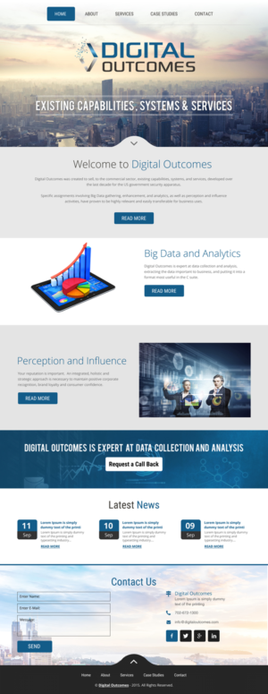 Web Design by rightway for Digital Outcomes  | Design: #7598837