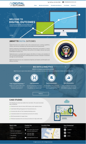 Web Design by newlogic for Digital Outcomes  | Design: #7659547