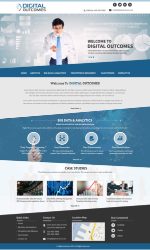 Web Design par newlogic pour Digital Outcomes  | Design #7673341