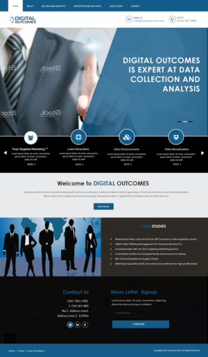 Web Design by Creations Box 2015 for Digital Outcomes  | Design: #7669571