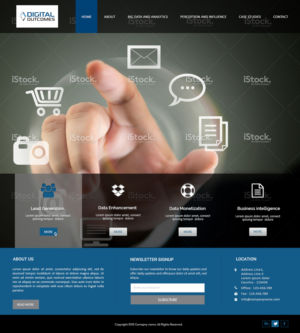 Web Design by Creations Box 2015 for Digital Outcomes  | Design: #7669573