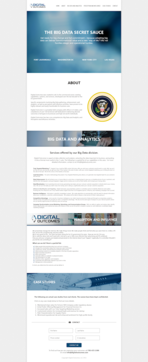 Web Design by dii for Digital Outcomes  | Design: #7610020
