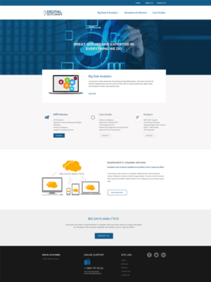 Web Design by seema_kaiwart250 for Digital Outcomes  | Design: #7602252