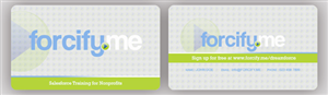 Forcify.me - Business Card Design Project | Business Card Design by diRtY.EMM
