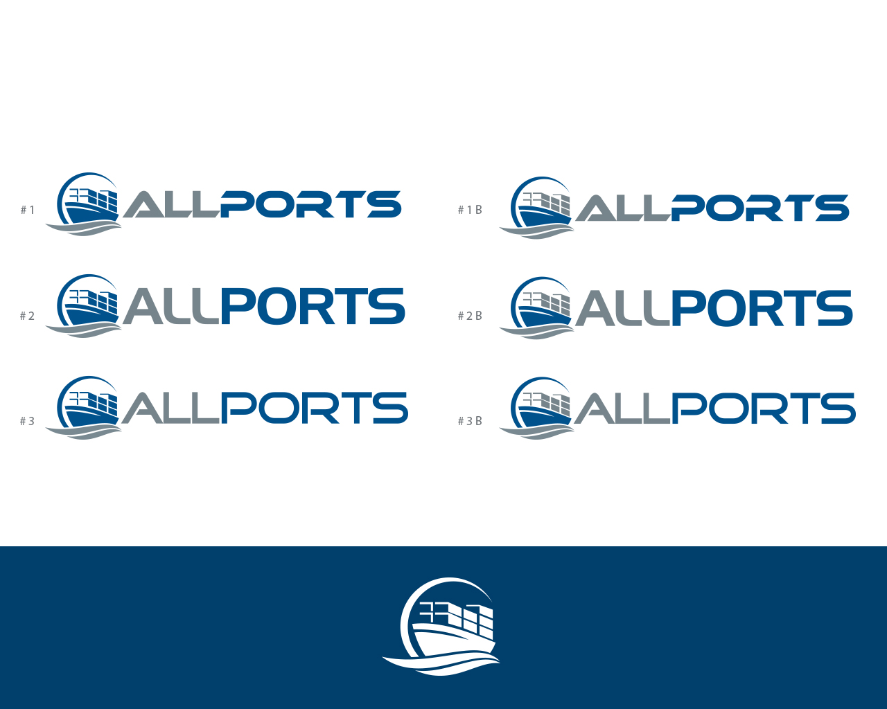 Logo Design by damakyjr for Allports Forwarding Inc | Design #7792547