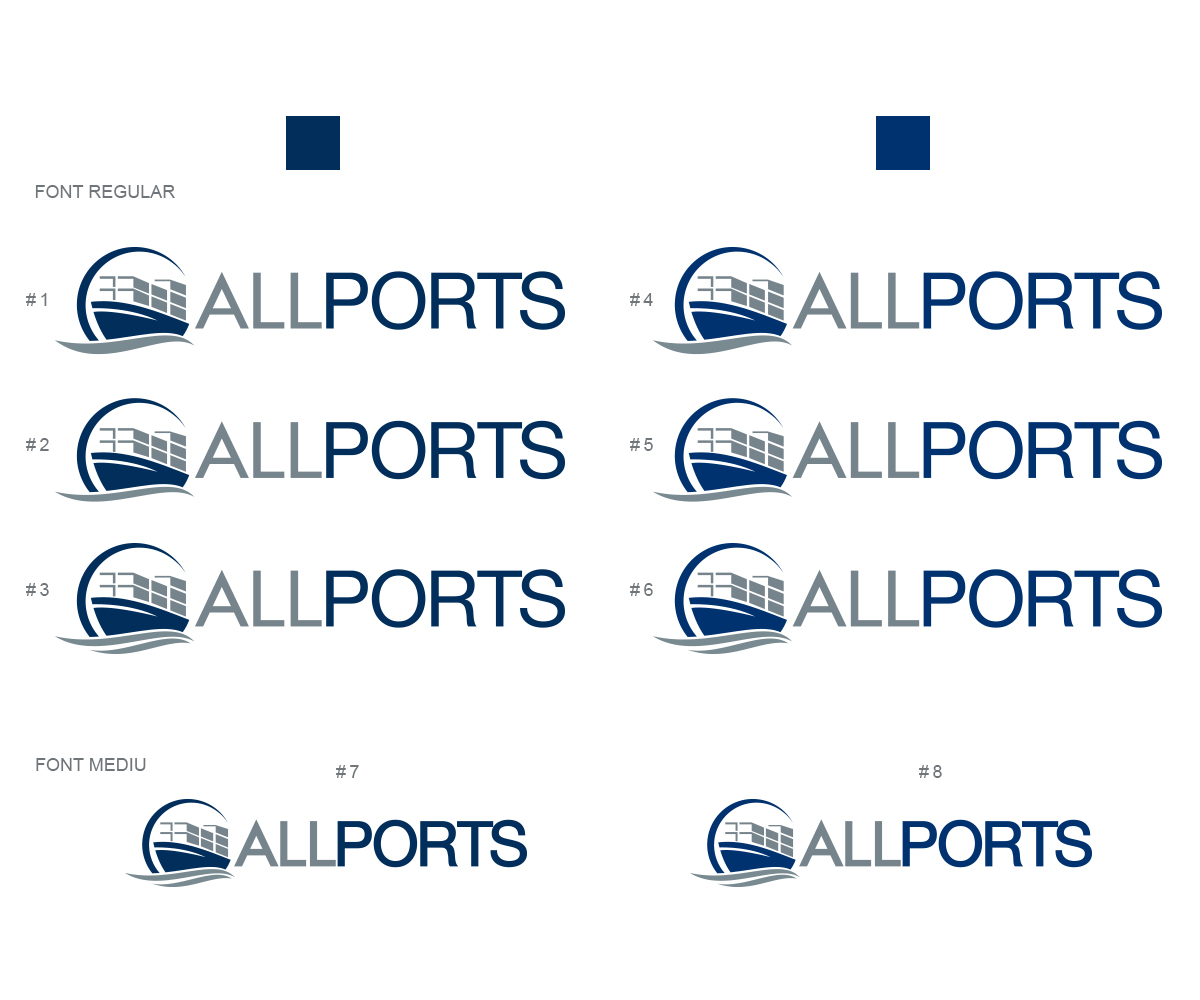 Logo Design by damakyjr for Allports Forwarding Inc | Design #7804709