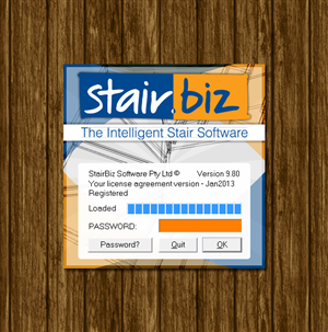 StairBiz Splash window (Login window) | Graphic Design by Levardos