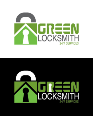 Logo Design by ALLEN GRAPHICS for green locksmith  | Design: #7630741