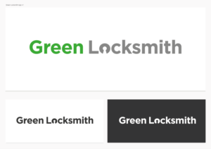 Logo Design by Fredist for green locksmith  | Design #7625503