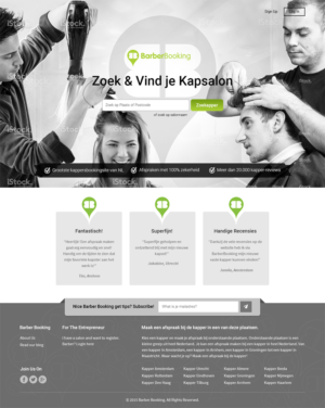 Web Design by RupalTechno for BarberBooking | Design: #7665345