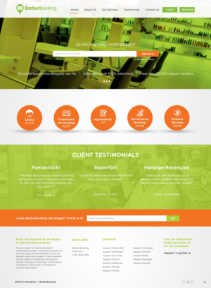 Web Design by pb for BarberBooking | Design: #7606260