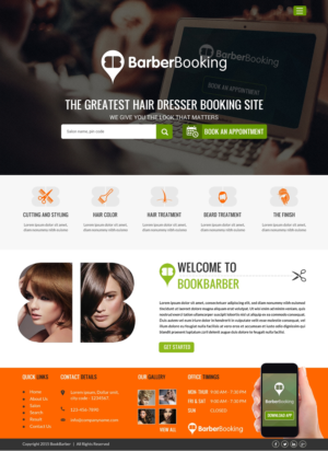 Web Design by Sbss for BarberBooking | Design: #7657699