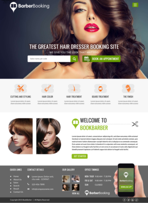 Web Design by Sbss for BarberBooking | Design: #7702841