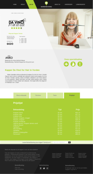 Web Design by Siwatinooder for BarberBooking | Design: #7724007