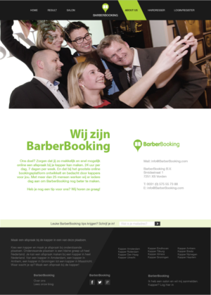 Web Design by Siwatinooder for BarberBooking | Design: #7724009