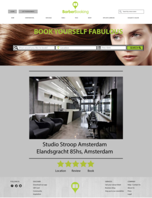 Web Design by Jutawat for BarberBooking | Design: #7731033