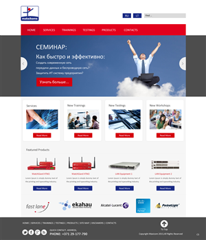 Web Design by pb for Maksikoms SIA | Design: #1921859