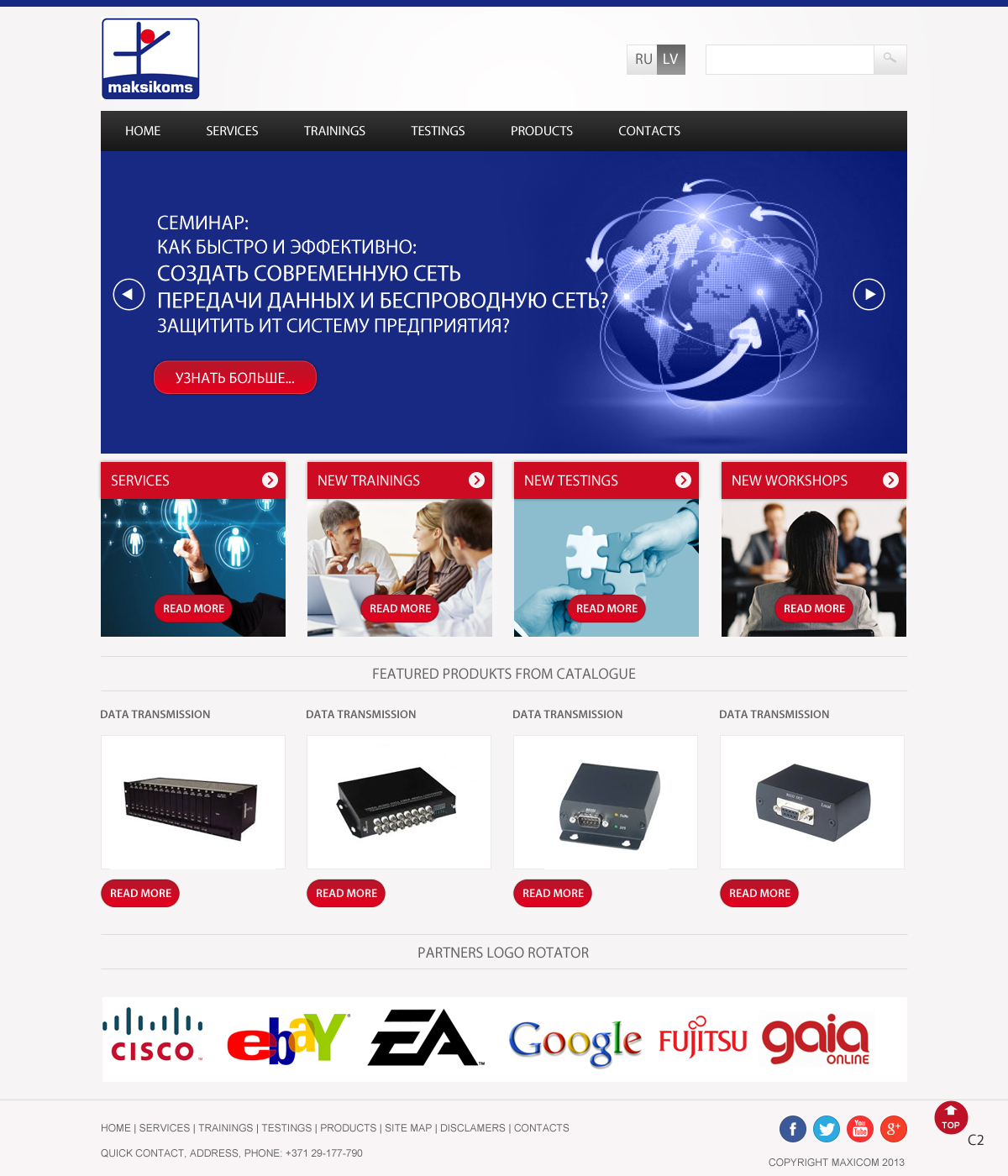 Web-Design von pb für Maksikoms SIA | Design #1921874