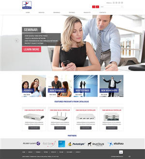 Web Design by pb for Maksikoms SIA | Design: #1921878