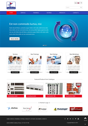 Web Design by pb for Maksikoms SIA | Design: #1926118