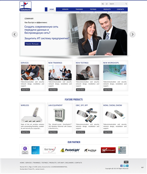 Web Design by pb for Maksikoms SIA | Design: #1926123