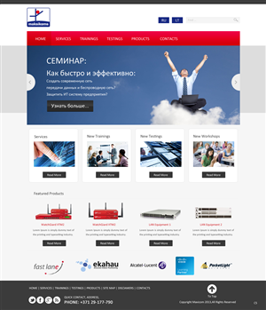 Web Design by pb for Maksikoms SIA | Design: #1932520