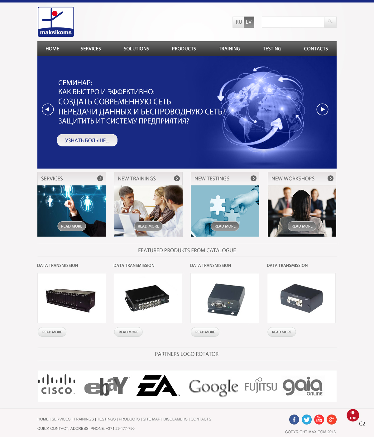 Web-Design von pb für Maksikoms SIA | Design #1932523