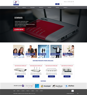 Web Design by pb for Maksikoms SIA | Design: #1932531