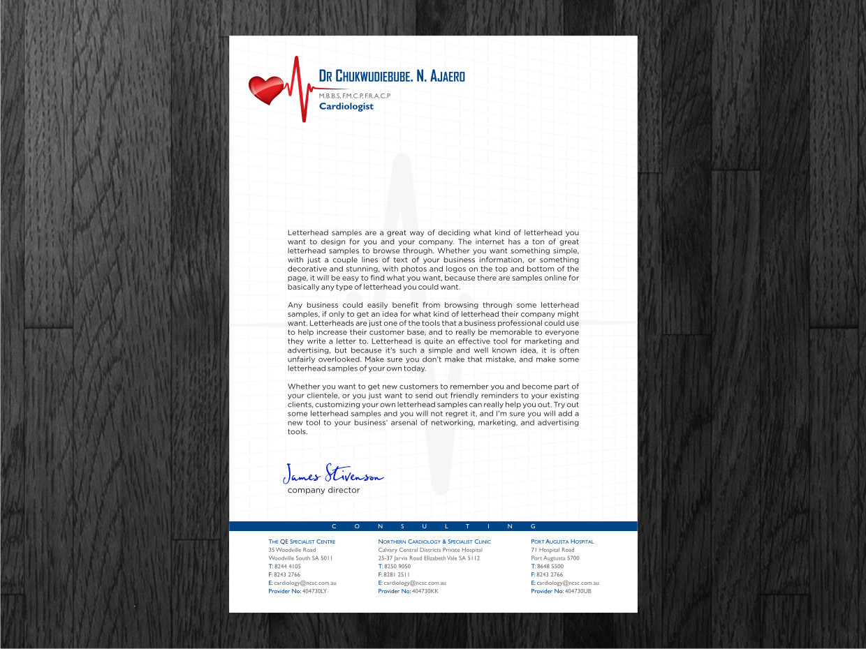 Diseño de Membrete por Atvento Graphics para este proyecto | Diseño #1893469