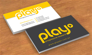 Business Card Design by Sbss for PLAY MR | Design: #1912276