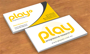 Business Card Design by Sbss for PLAY MR | Design: #1912279