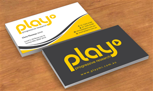 Business Card Design by Sbss for PLAY MR | Design: #1912281