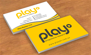 Business Card Design by Sbss for PLAY MR | Design: #1912291