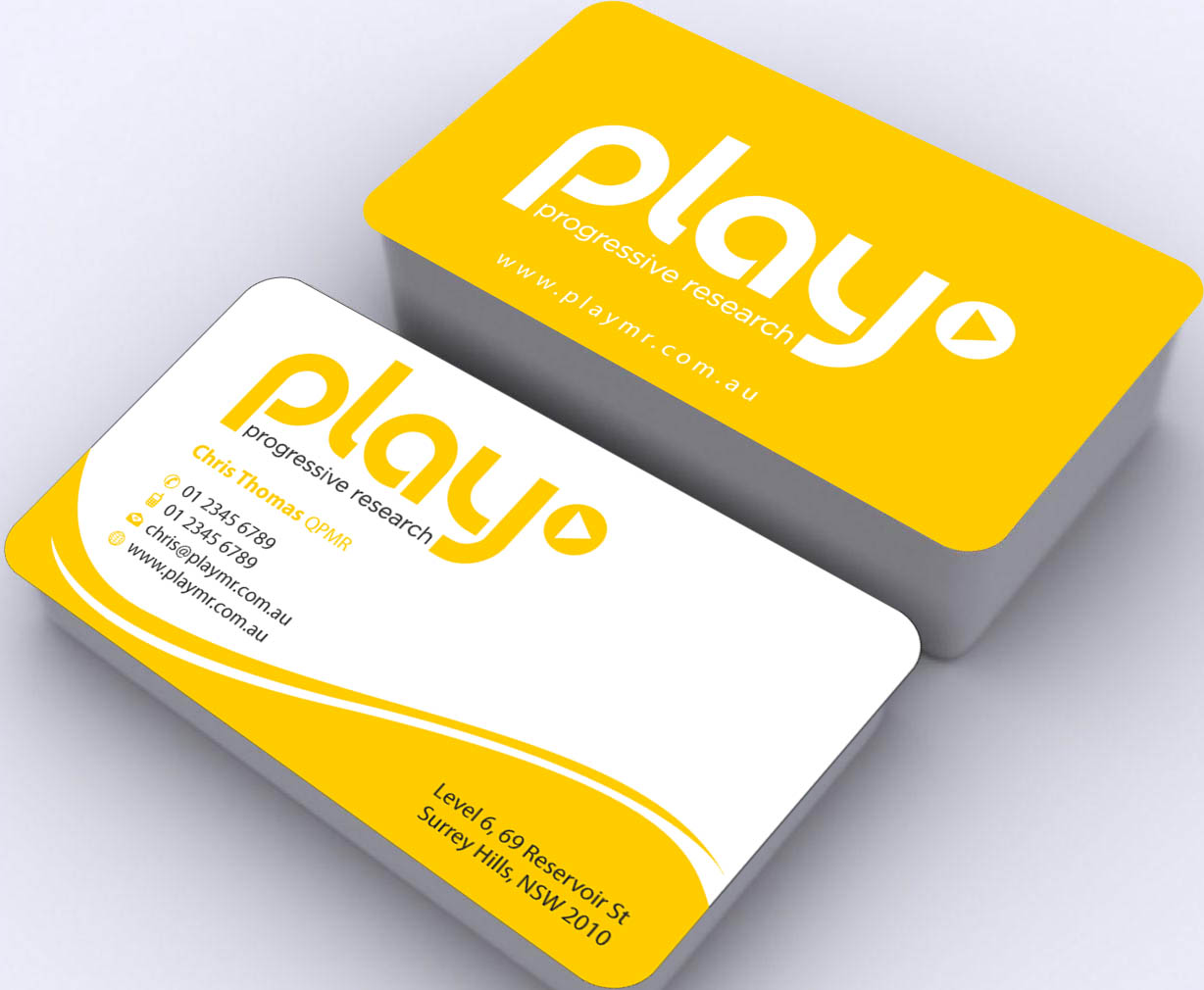 Business Card Design by Sbss for PLAY MR | Design #1912297