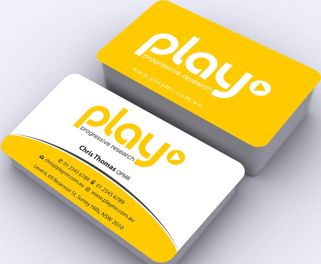 Business Card Design by Sbss for PLAY MR | Design #1912304