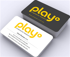 Business Card Design by Sbss for PLAY MR | Design: #1912313