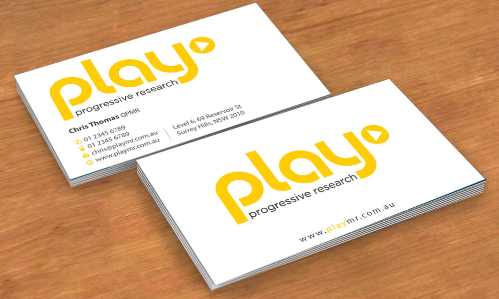 Business Card Design by Sbss for PLAY MR | Design #1914172